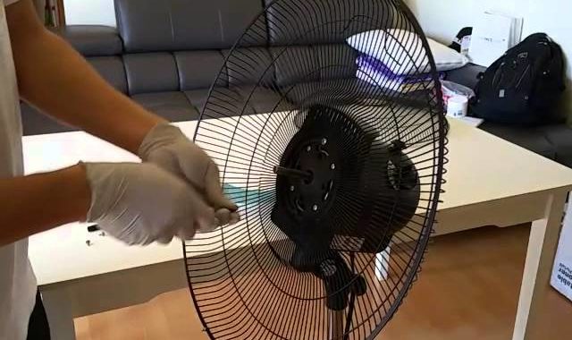 Using a Standing Fan